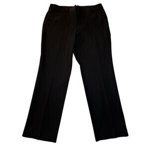 Chicos Women’s Black Dress Pants Size 2P US 12P Cotton Spandex Blend Career